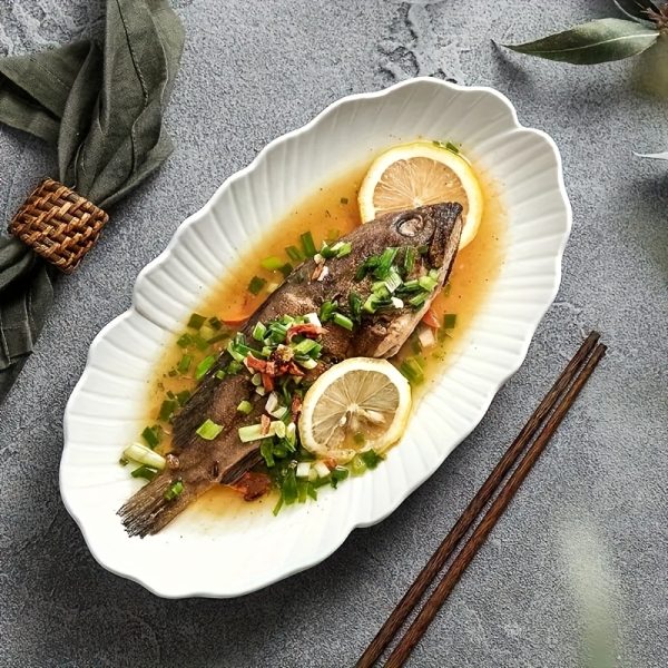 2pcs Lace Fish Plate