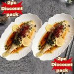 2pcs Lace Fish Plate