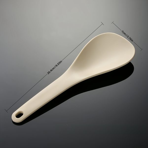 Injection Molding Alloy Spoon Rice Spoon Soup Spoon, Non-Stick Pan Rice Spoon Porridge Spoon, Deepening Spoon High Temperature Resistant Drop Resistant