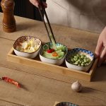 6pcs Bohemian Ceramic Bowl Set - Hand-painted Retro Underglaze Craft, Dishwasher and Microwave Safe - Suitable for Home Kitchen and Restaurant Use and