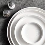 Elegant Japanese-Inspired Ceramic Dinner Plate - Oval, Nordic Luxury White Serving Tray for Steak & Western Cuisine