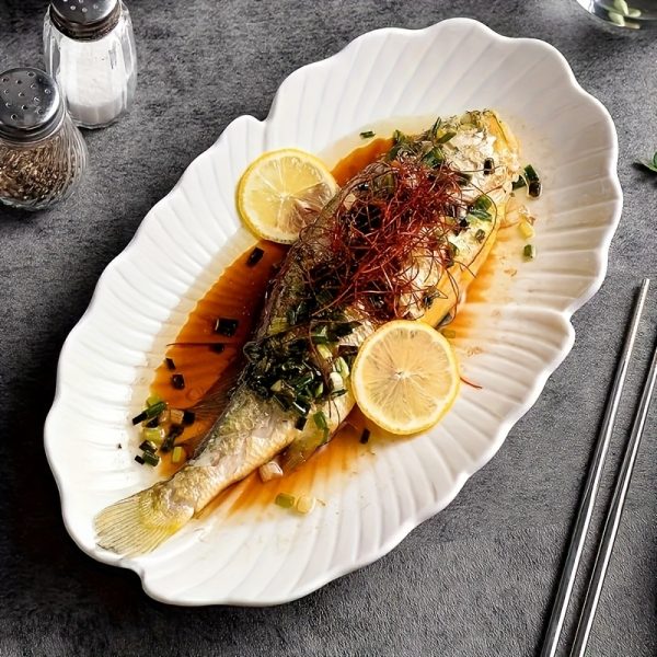 2pcs Lace Fish Plate