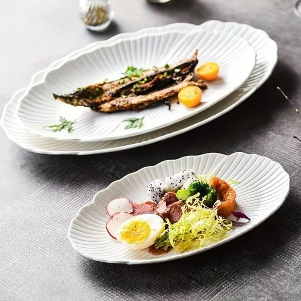 2pcs Lace Fish Plate