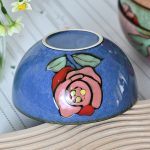 Set of 6 Floral Design Ceramic Bowls, 6 Inches, 28Oz, Suitable for Cereal, Salad, Soup, Dessert, Or Snacks; Safe for Microwave And Dishwasher