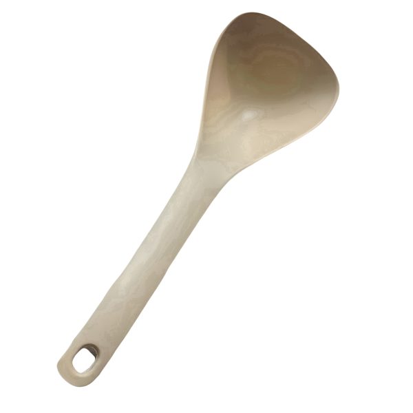 Injection Molding Alloy Spoon Rice Spoon Soup Spoon, Non-Stick Pan Rice Spoon Porridge Spoon, Deepening Spoon High Temperature Resistant Drop Resistant