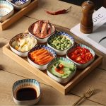 6pcs Bohemian Ceramic Bowl Set - Hand-painted Retro Underglaze Craft, Dishwasher and Microwave Safe - Suitable for Home Kitchen and Restaurant Use and